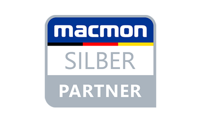 Logo macmon Silber Partner
